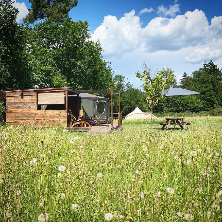 Hotel Yurt at Le Ranch Camping à Madranges Extérieur photo